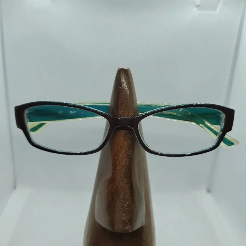 Candie's Debbie Brown & Blue Prescription Glasses Frames & Case